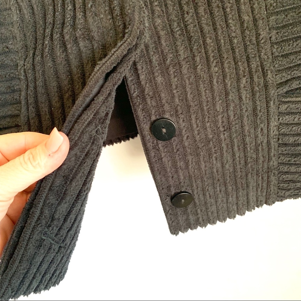 SEE BY CHLOÉ Ribbed Modern Black Blazer - Picture 8 of 8